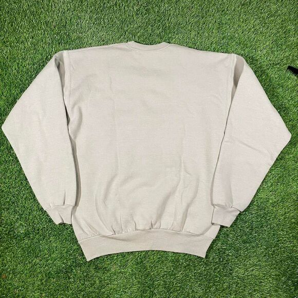 Vintage Hanes Iowa embroidered bird tan crewneck sweatshirt (M) - Picture 5 of 5